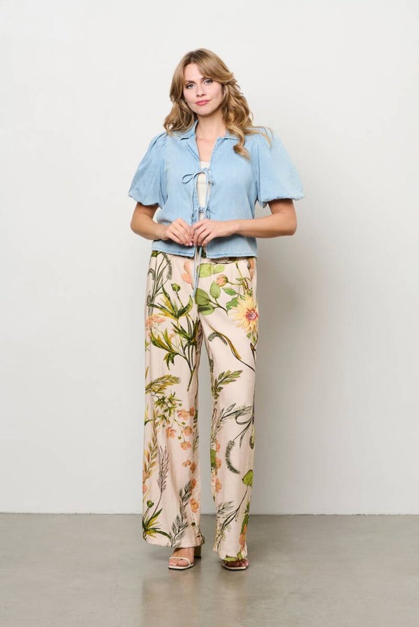 Broek NADINE FLOWER &Co woman