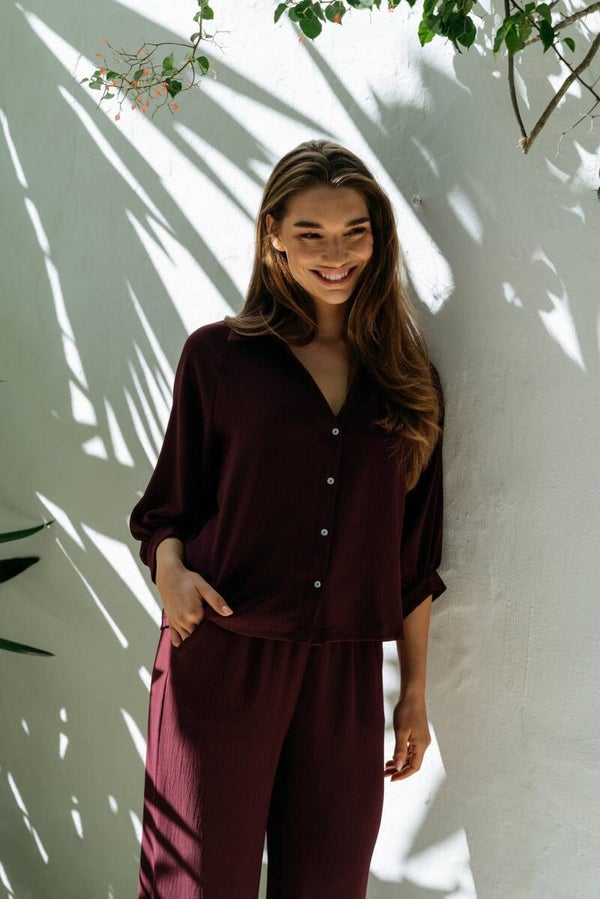 Broek JULIE Plum &Co woman