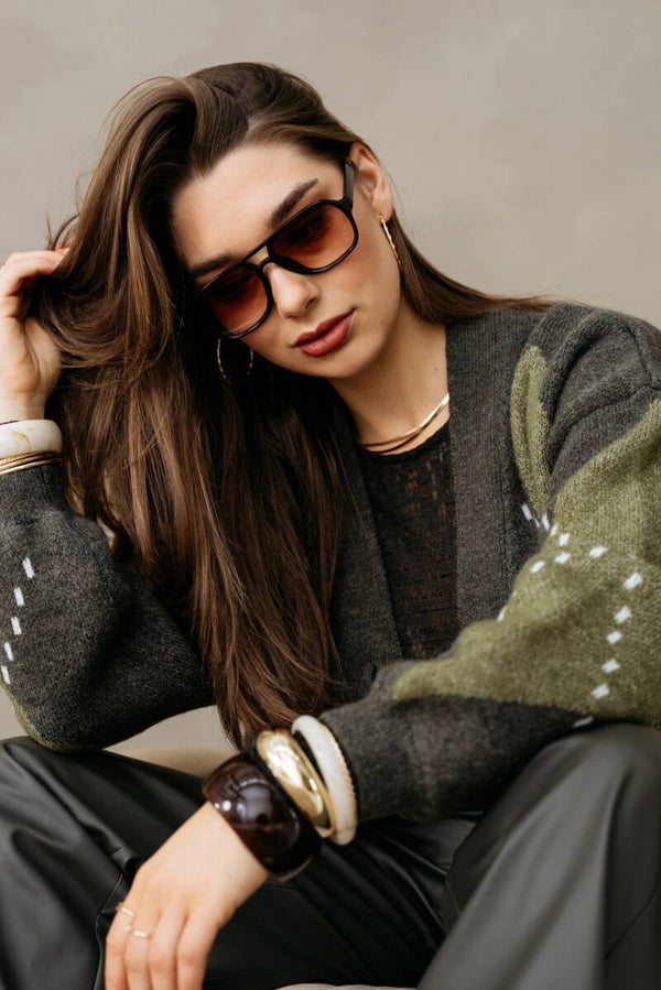 Bloes Tris Lace Dark Khaki &CO WOMAN