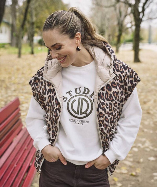 Poncho leopard reversible REF. F26.37511 Esqualo