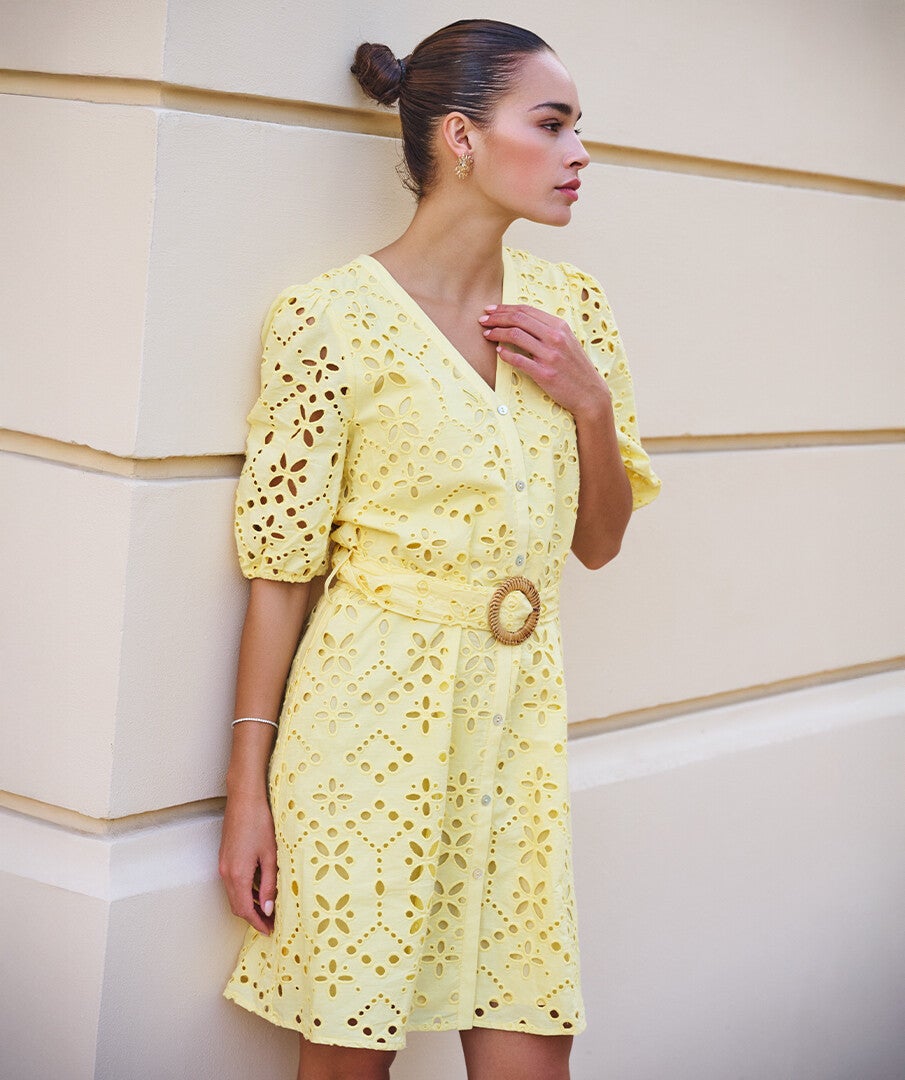 Dress broderie anglaise HS26.28235 Esqualo