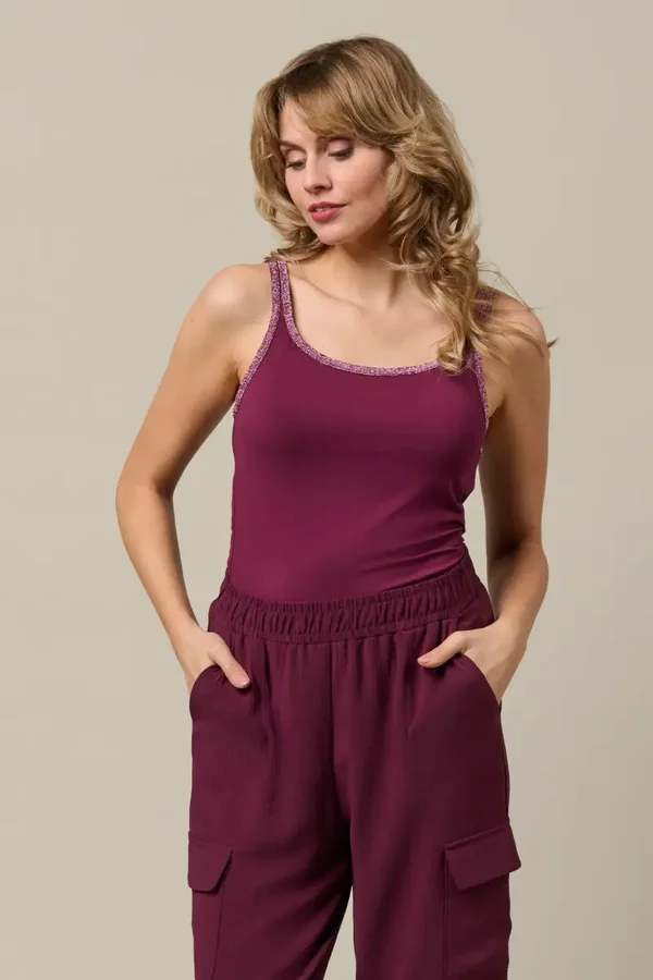 Singlet Selly Plum SG112 &CO WOMAN