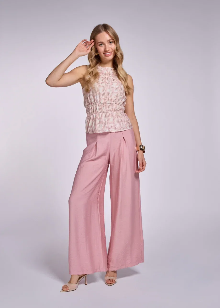 Tiff Sleeveless Top - Powder Blush FREEBIRD