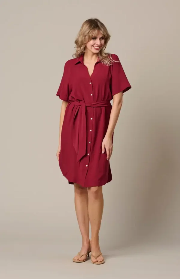Jurk Margo Claret DR303 &Co Woman