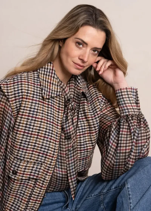 Ivanna Blouse - Multi Check SIMPLE