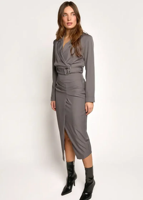 Sandia Midi Rok - Luxury Grey FREEBIRD