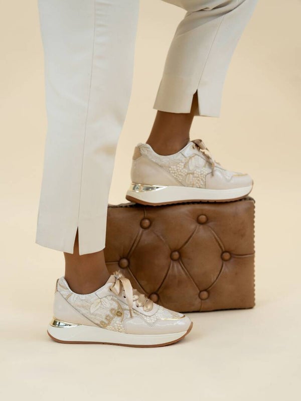 Beige Casual Chic Sneaker Amanda 20 MLV