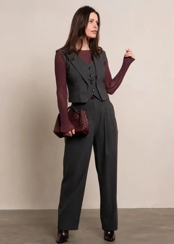 Iben Pants - Grey Amarone SIMPLE