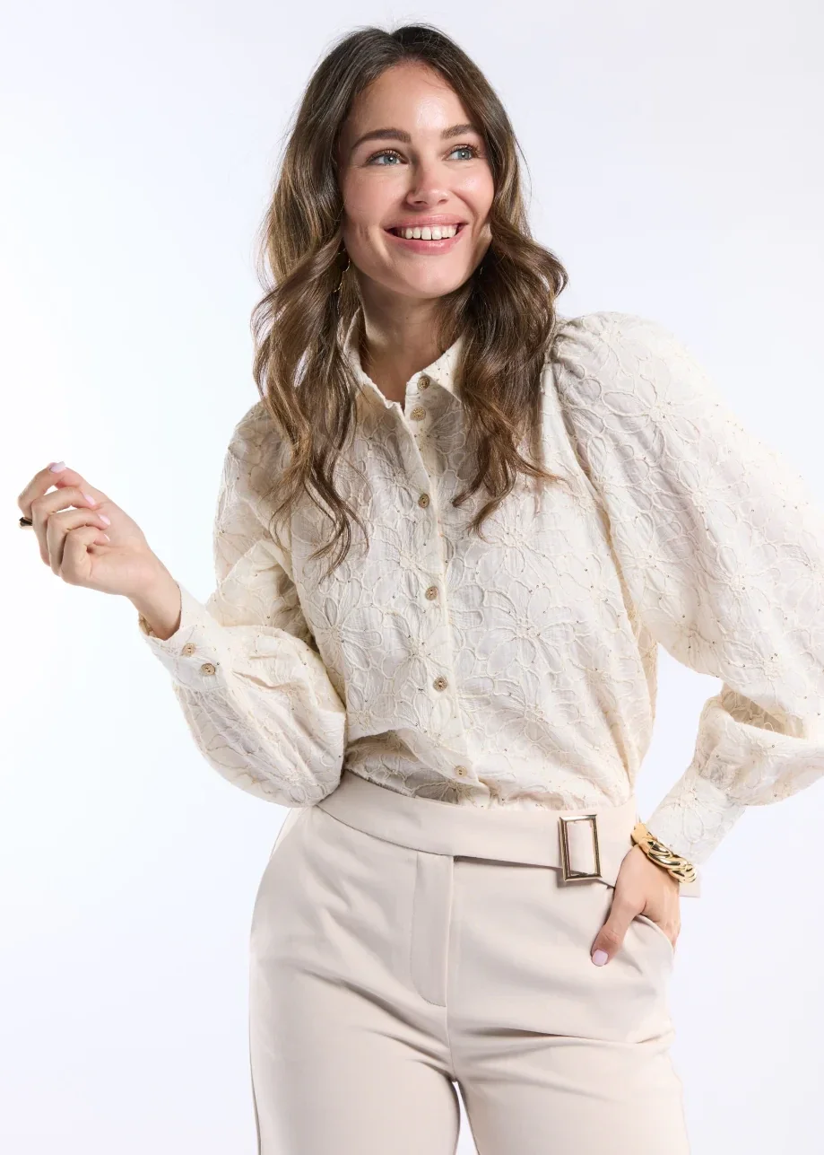 Benda Blouse Wit FREEBIRD