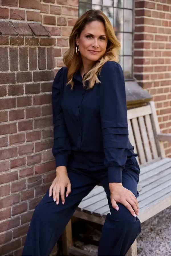 Travel Blouse Charmaine Navy 265 ZOSO