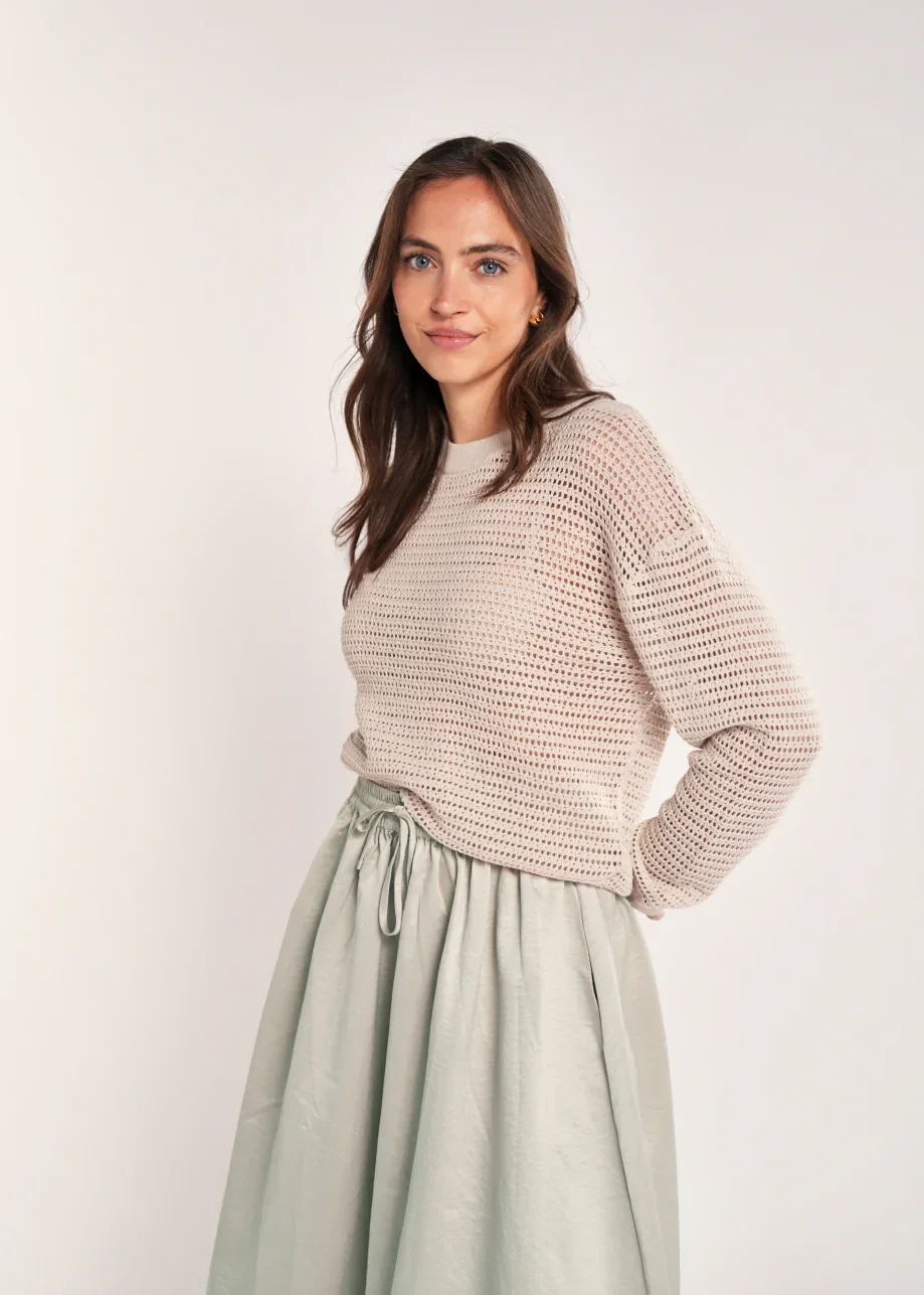 Emmely LS Top Lt Sandy SIMPLE