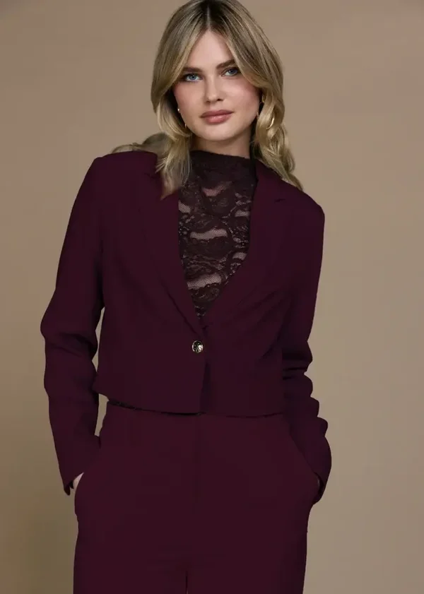 Lena Blazer - Dark Cherry FREEBIRD