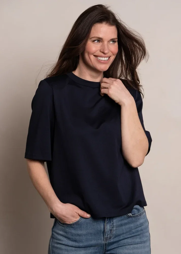 Lieve Top - Blue Black SIMPLE