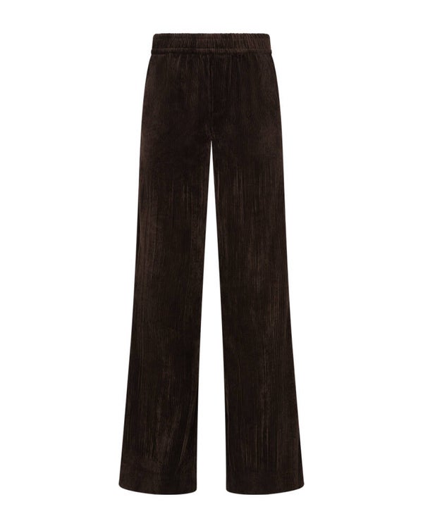 Claudette 8w soft cord espresso RED BUTTON