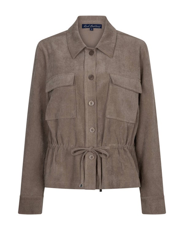 Drew overblouse finecord clay SRB5121 RED BUTTON