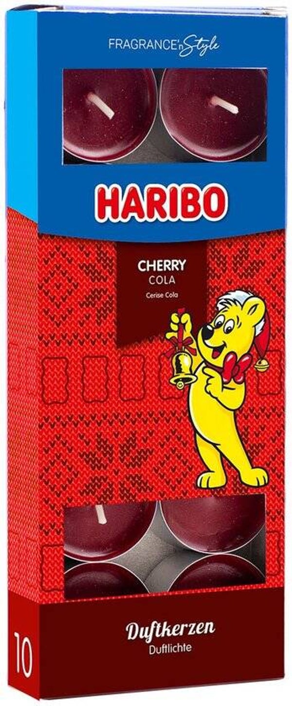 Cherry Cola theelichten (set 10) - Haribo
