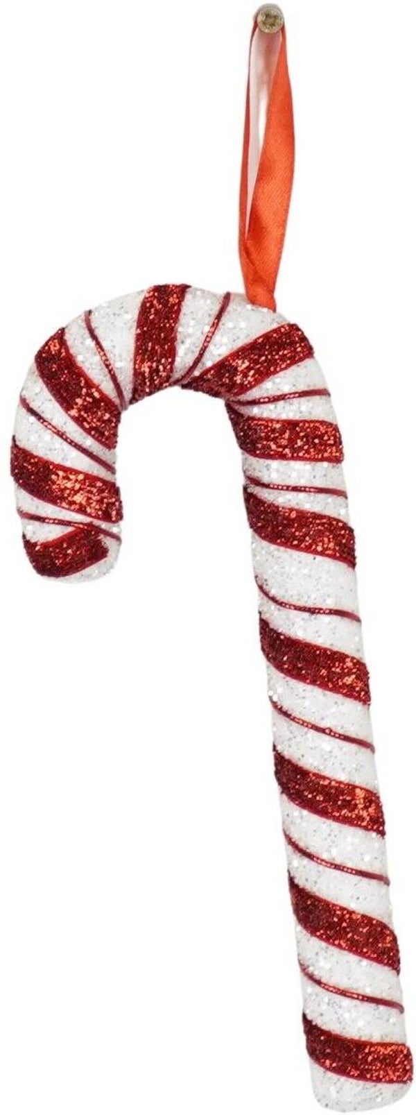 Candy cane (zuurstok) wit/rood 21 cm