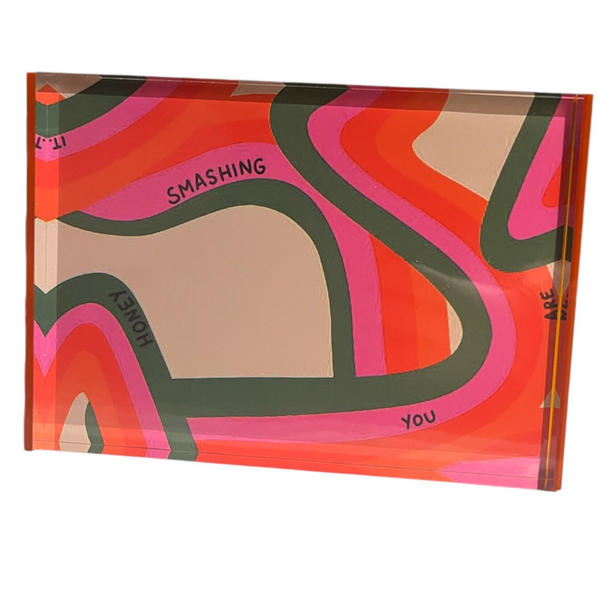 Fotolijst 13x18cm oranje