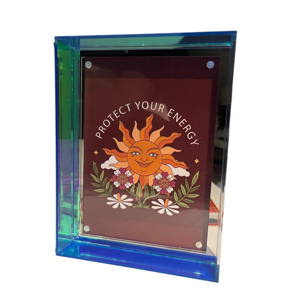 Fotolijst 10x15cm holographic neon