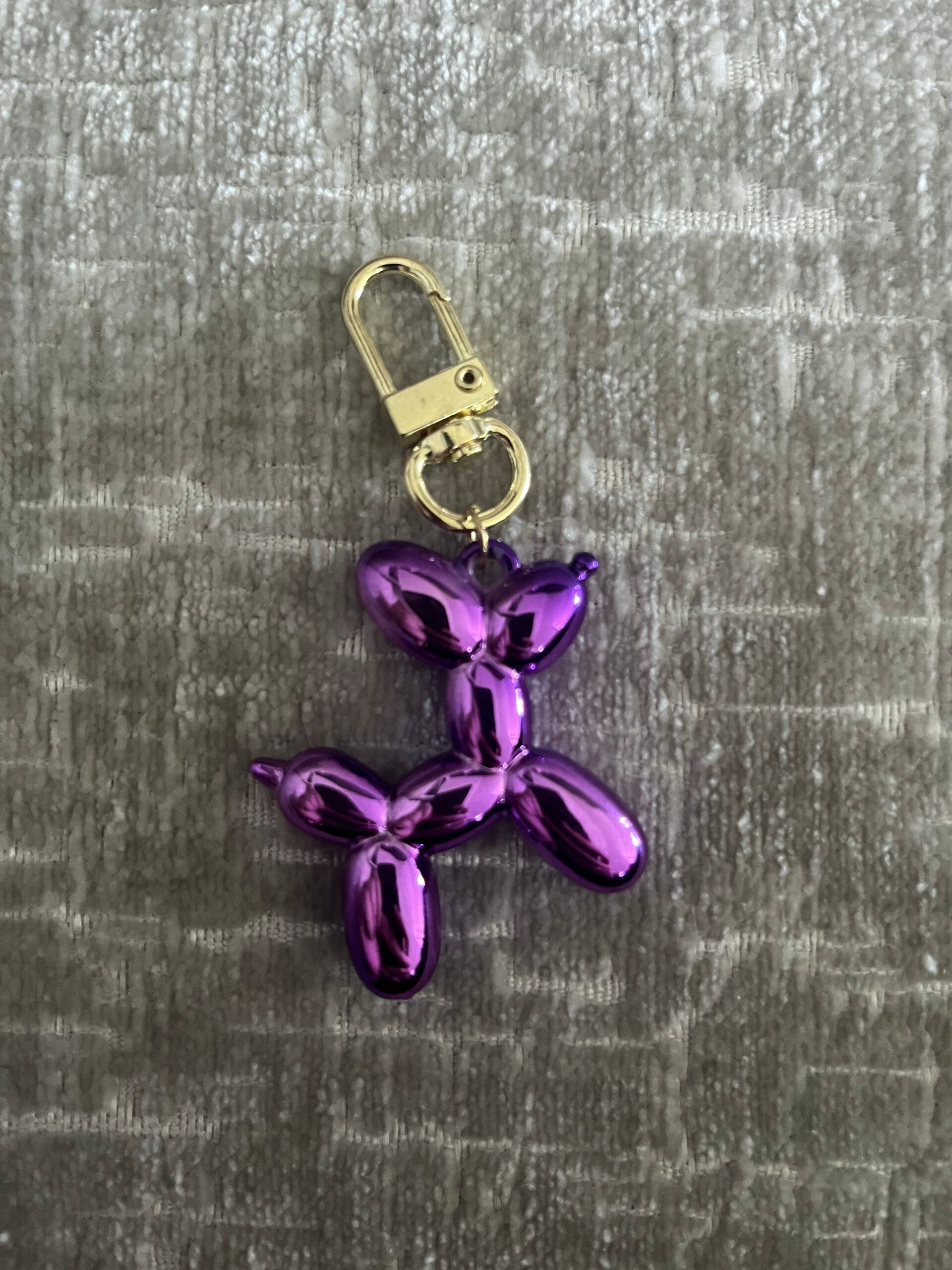 Ballon hondje sleutelhanger
