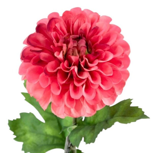Kunstbloem dahlia 75cm fuchsia