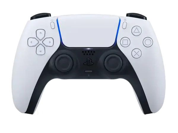 Mando - Sony Dualsense V2, Para PlayStation 5, Bluetooth, Retroalimentación háptica, Blanco