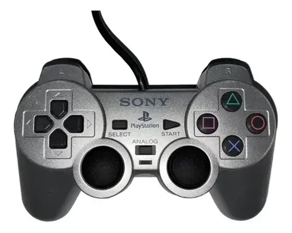 Mando PS2 plateado