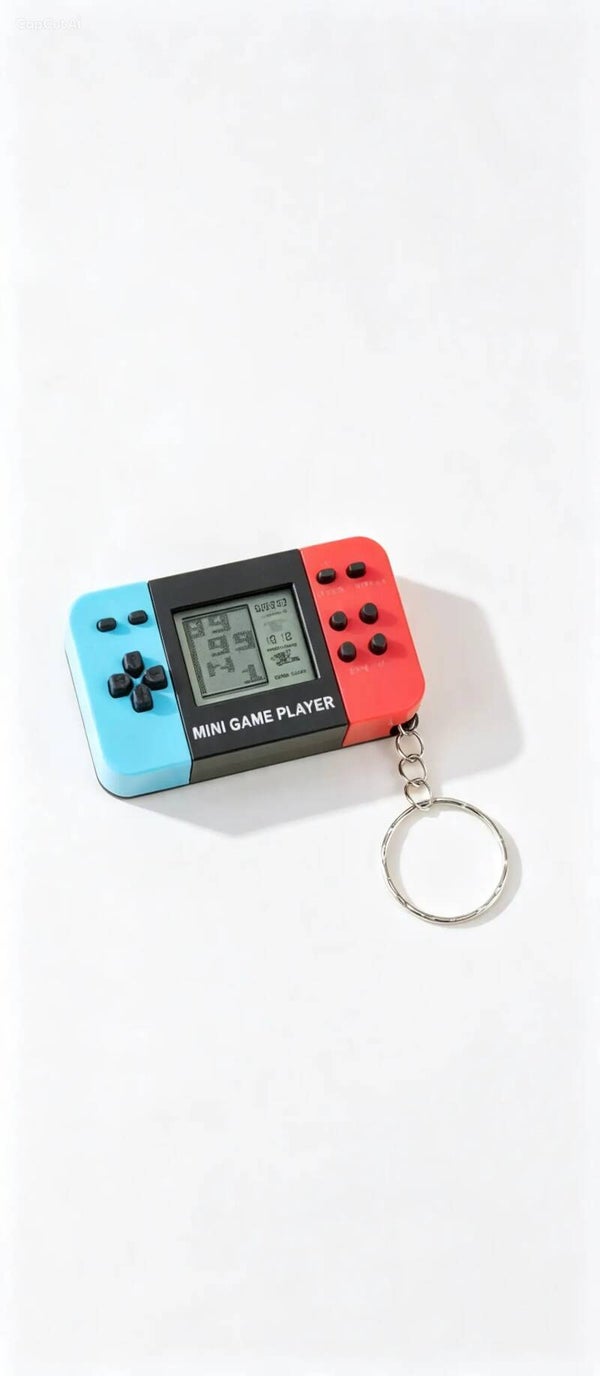 Llavero Mini Consola Retro - 26 Juegos Clásicos de Bloques (Brick Game)