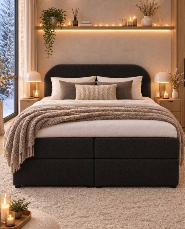 Boxspring Lunar Curve - Teddy
