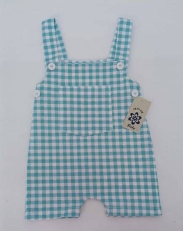 Peto vichy verde agua
