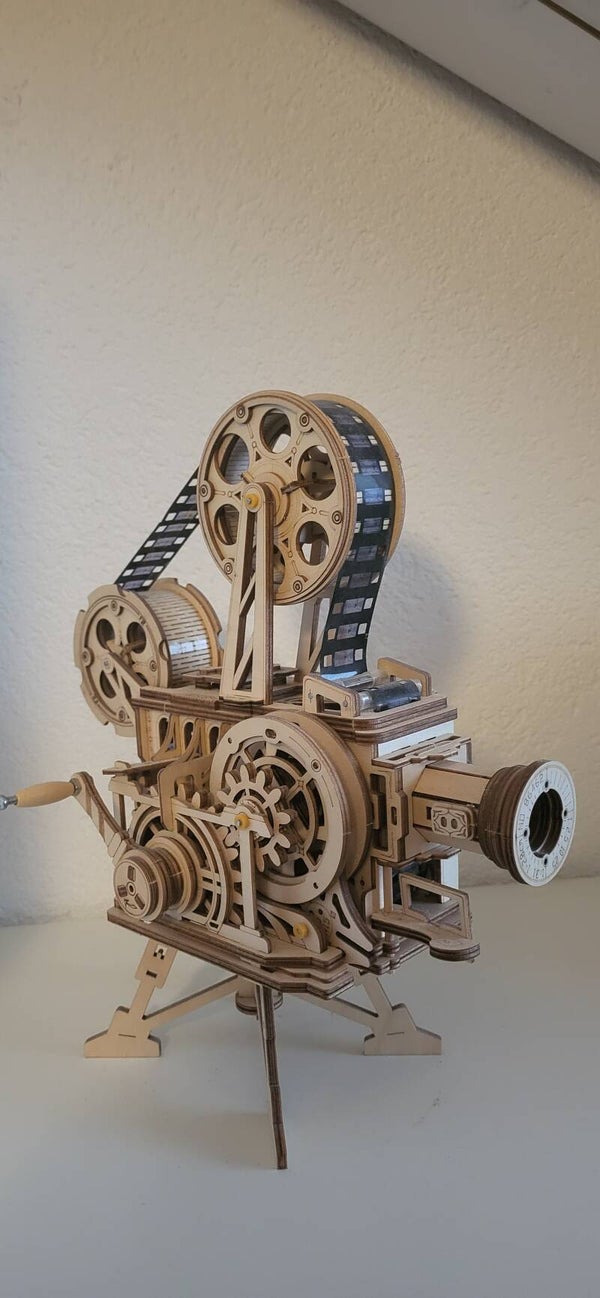 Filmkamera zusammengebaut