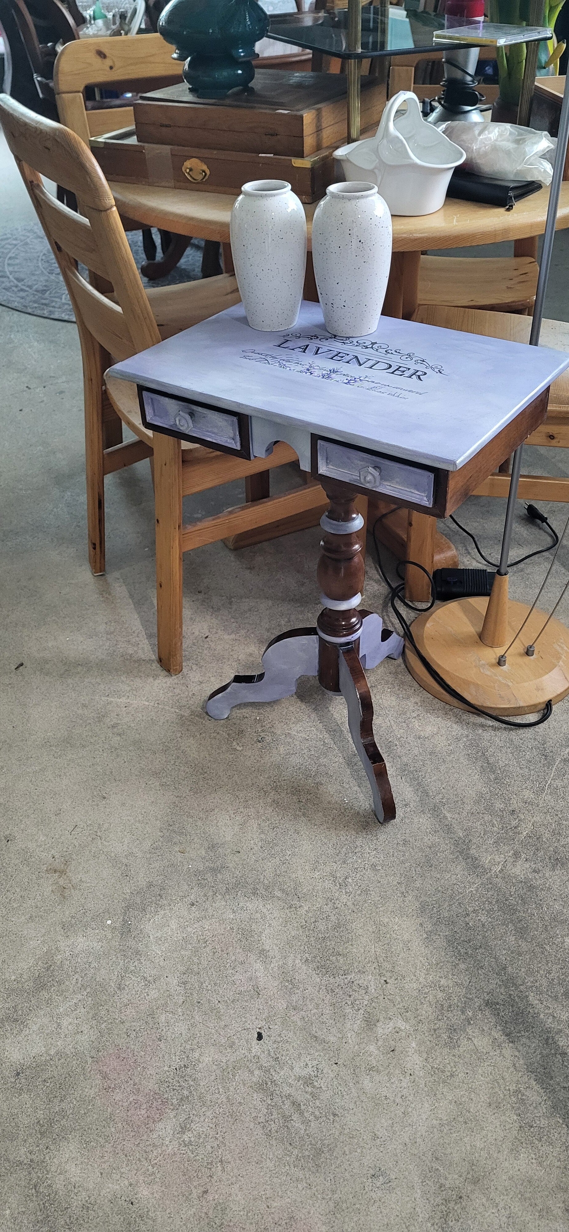 Vintage Beistelltisch / Konsolentisch im Shabby-Chic Stil 💜
