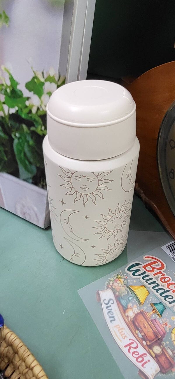 Thermoflasche Sonne Mond Sterne