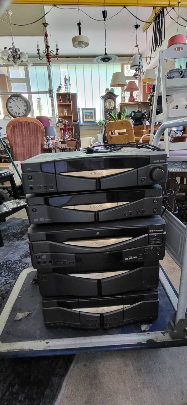 Kenwood HiFi-Anlage Vintage 90er Jahre – Verstärker, CD, Kassette, Tuner & Laserdisc
