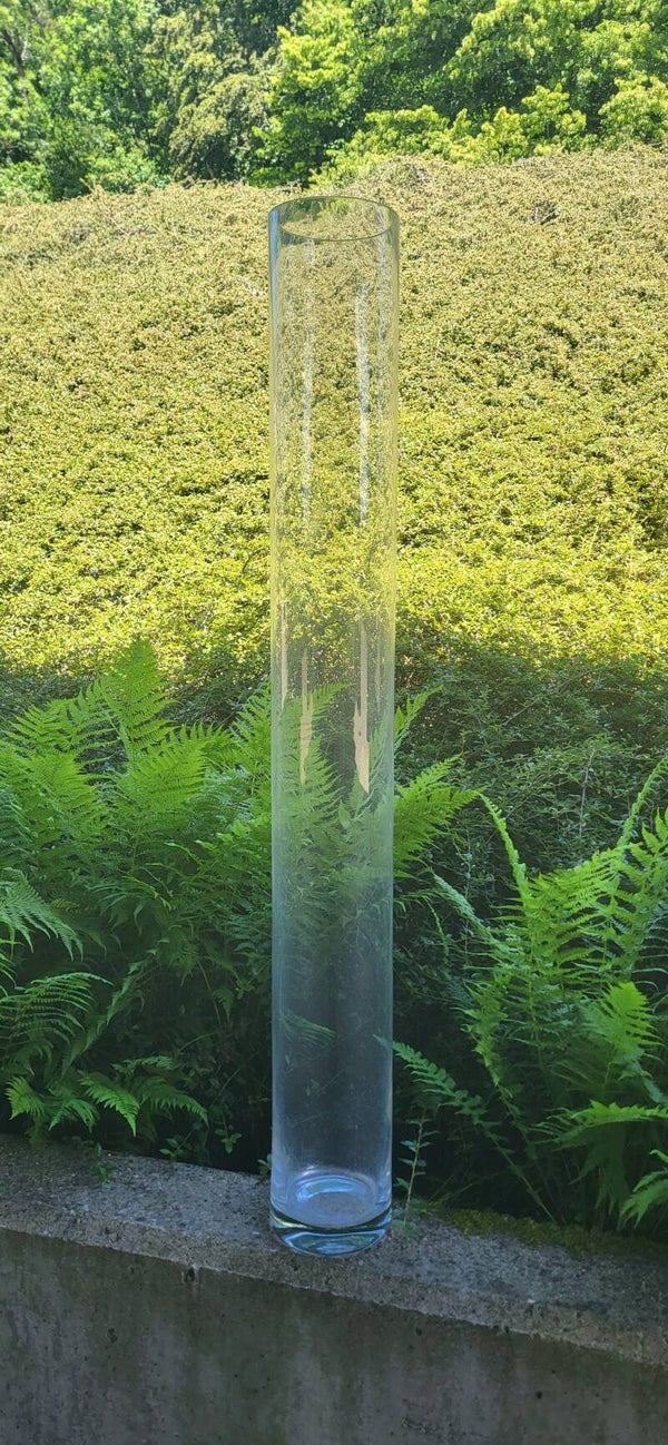 XL Bodenvase aus Glas 120 cm – Riesige Glasvase für Pampasgras & Dekozweige