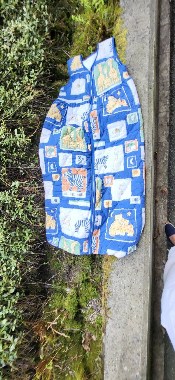 Baby-Schlafsack mit Safari-Motiv (Giraffen, Zebra, Tiger)