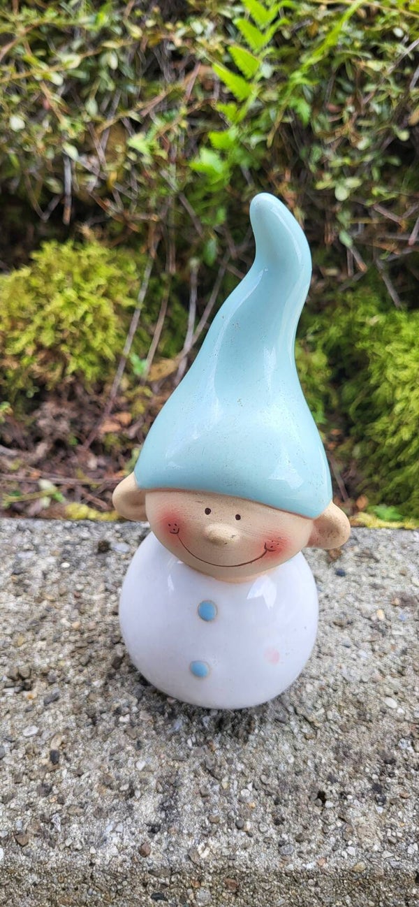 Konvolut Gartenfiguren – Wichtel, Engel, Gartenzwerg & Dekofiguren (5 Stück)