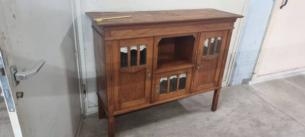 Antikes Jugendstil / Art-Déco Buffet – Vitrine – Holzschrank ca. 1920/30