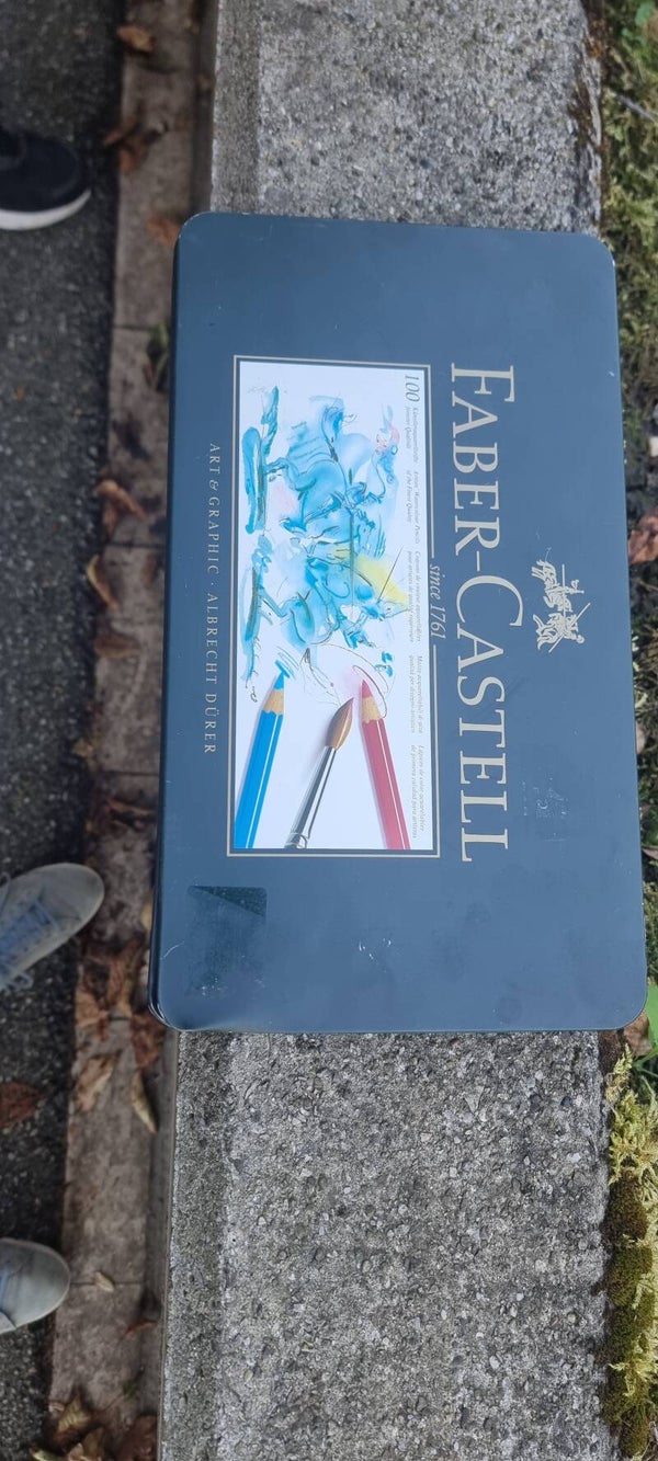 Faber-Castell & Caran d’Ache Künstler-Farbstifte – grosses Set in Metallbox