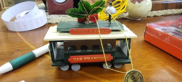 Vintage San Francisco Cable Car – Kurt S. Adler Weihnachtsanhänger