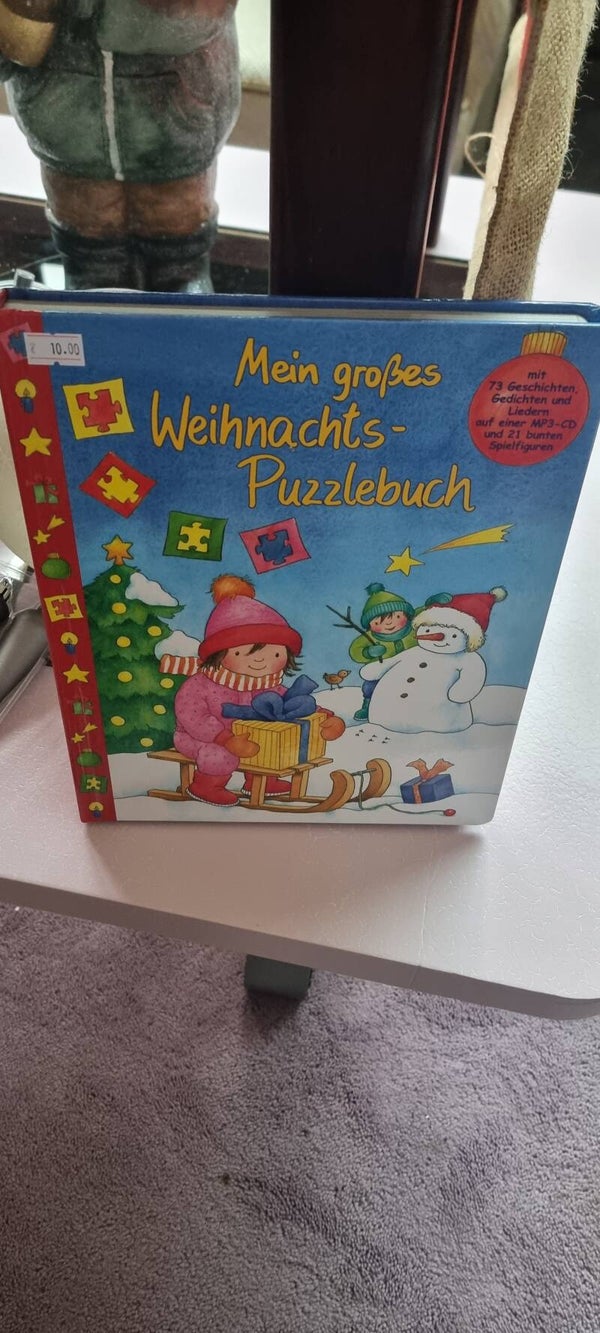 Mein grosses Weihnachts-Puzzlebuch – mit Geschichten und MP3-CD