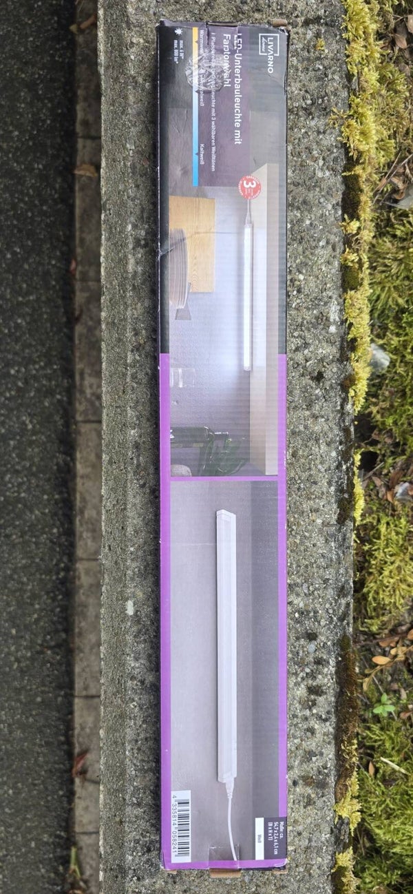 Neue LIVARNO Home LED-Unterbauleuchte 58 cm – Farbton wählbar – OVP