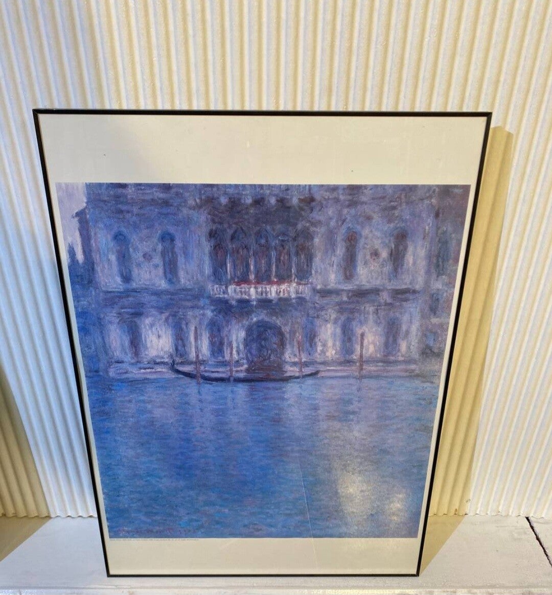 Gerahmter Kunstdruck im Monet-Stil – Venedig