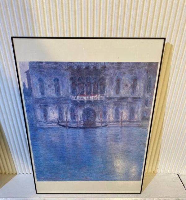 Gerahmter Kunstdruck im Monet-Stil – Venedig
