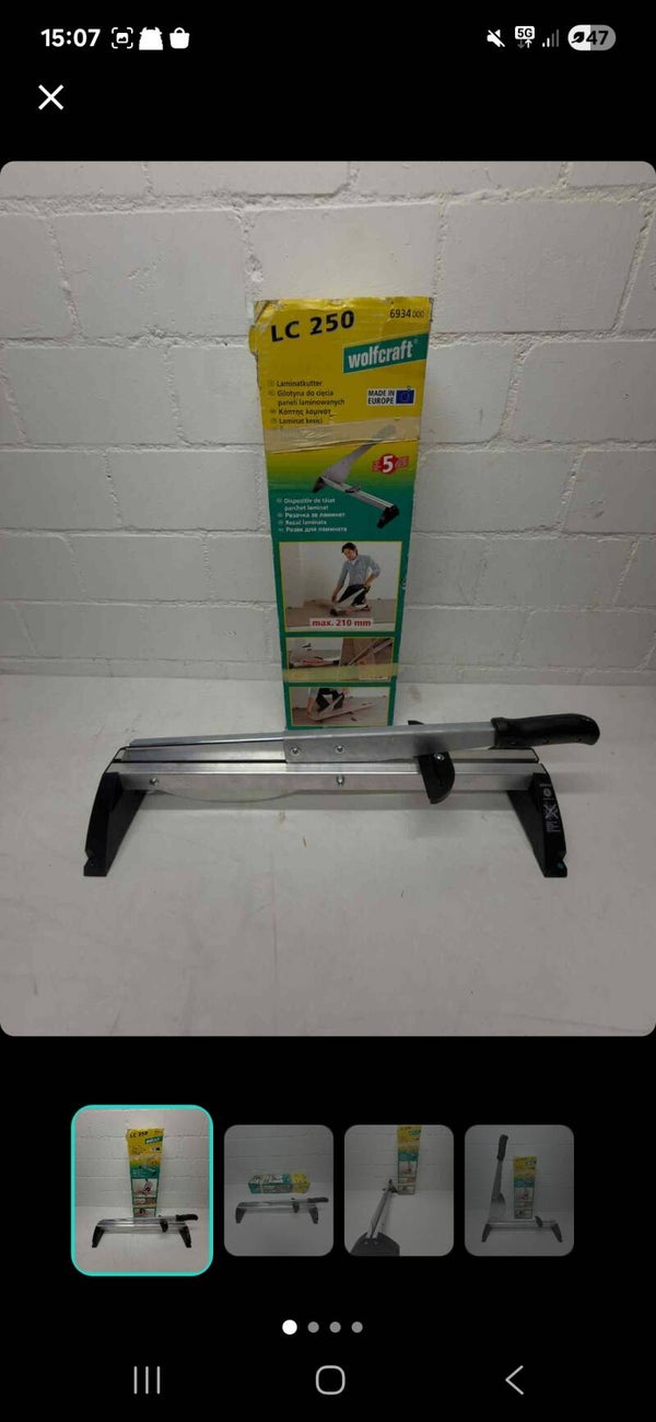 Wolfcraft LC 250 Laminatschneider (Modell 6934000