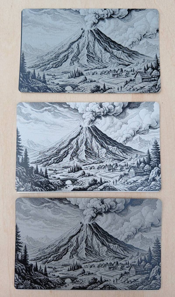 Marque page Volcan Métallisé