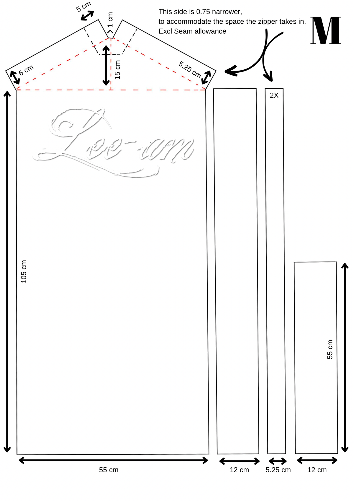 Our XXL Garment Bag Pattern / YouTube | Lee-am