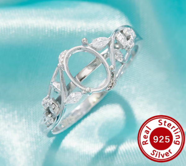 Ovale leaf ring