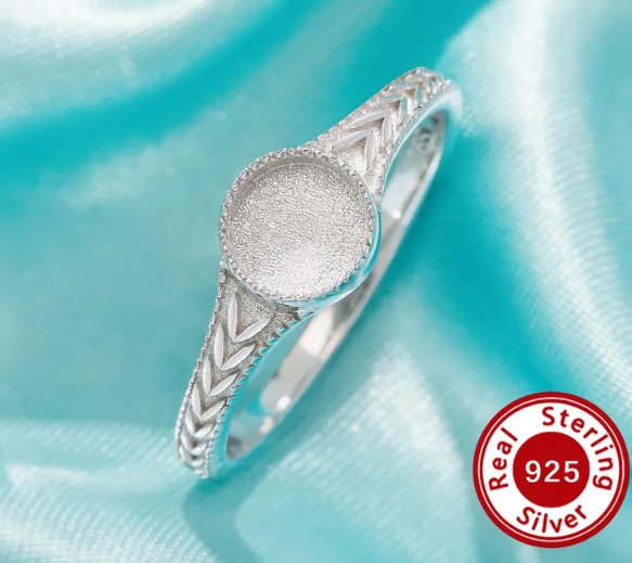 Art-deco ronde ring