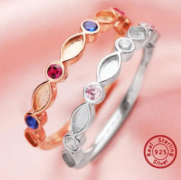 Geboortesteen ring